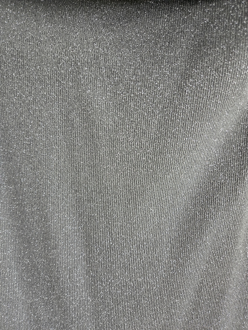 Zara Off-Shoulder Ribbed Mini Dress - Light Gray - Picture 6 of 6